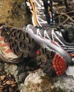 Salomon XT-6 Pewter Black Tumeric Mens L49205800 - Gambar 4