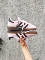 Adidas Handball Spezial Sandy Pink Aurora Coffee Gum Womens IH1499 - Gambar 3