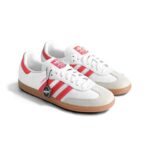 Adidas Samba OG White Solar Red Gum Womens IF6513