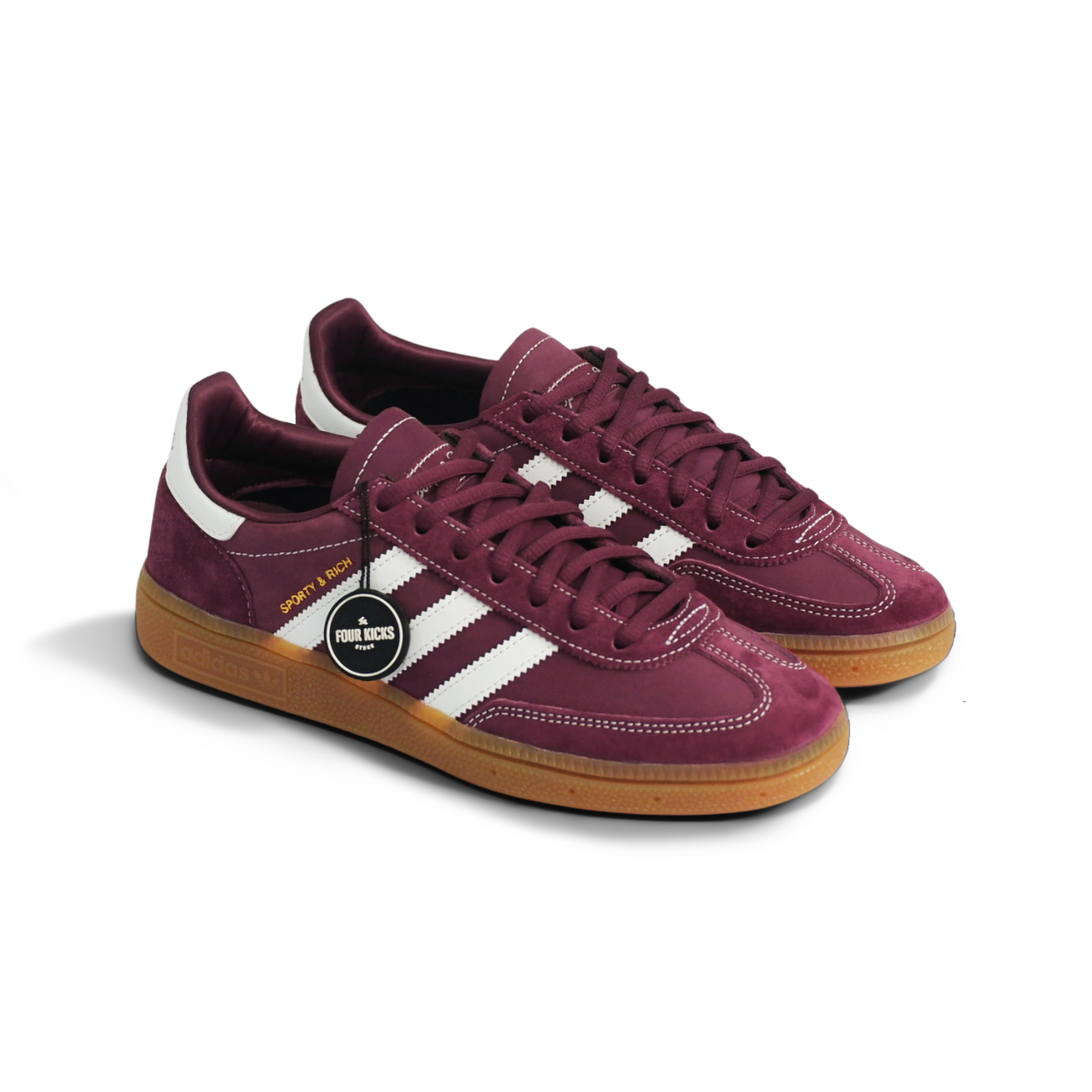 Adidas Lifestyle Shoes Handball Spezial Sporty & Rich Shadow Red Mens JP7068 (1) Adidas Handball Spezial Sporty & Rich Shadow Red Mens JP7068 - Gambar 1