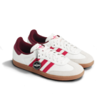 Adidas Samba OG White Batter Scarlet Shadow Red Mens JI3201