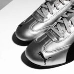 Puma Speedcat OG Metallic Silver Black Unisex 403689 01 - Gambar 4