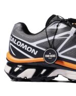 Salomon XT-6 Pewter Black Tumeric Mens L49205800 - Gambar 5