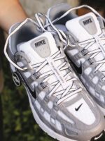 Nike P-6000 White Metallic Cool Grey Black Unisex IR2004 100 - Gambar 4