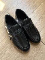 Adidas Handball Spezial Loafer Core Black Cloud Gum Womens KK2786 - Gambar 6