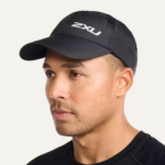 2XU Run Cap Black Unisex - Gambar 6