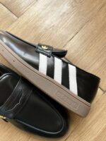 Adidas Handball Spezial Loafer Core Black Cloud Gum Womens KK2786 - Gambar 7