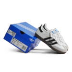 Adidas Samba OG Comfort Closure Cloud White Core Black Gum PS JQ6391 - Gambar 2