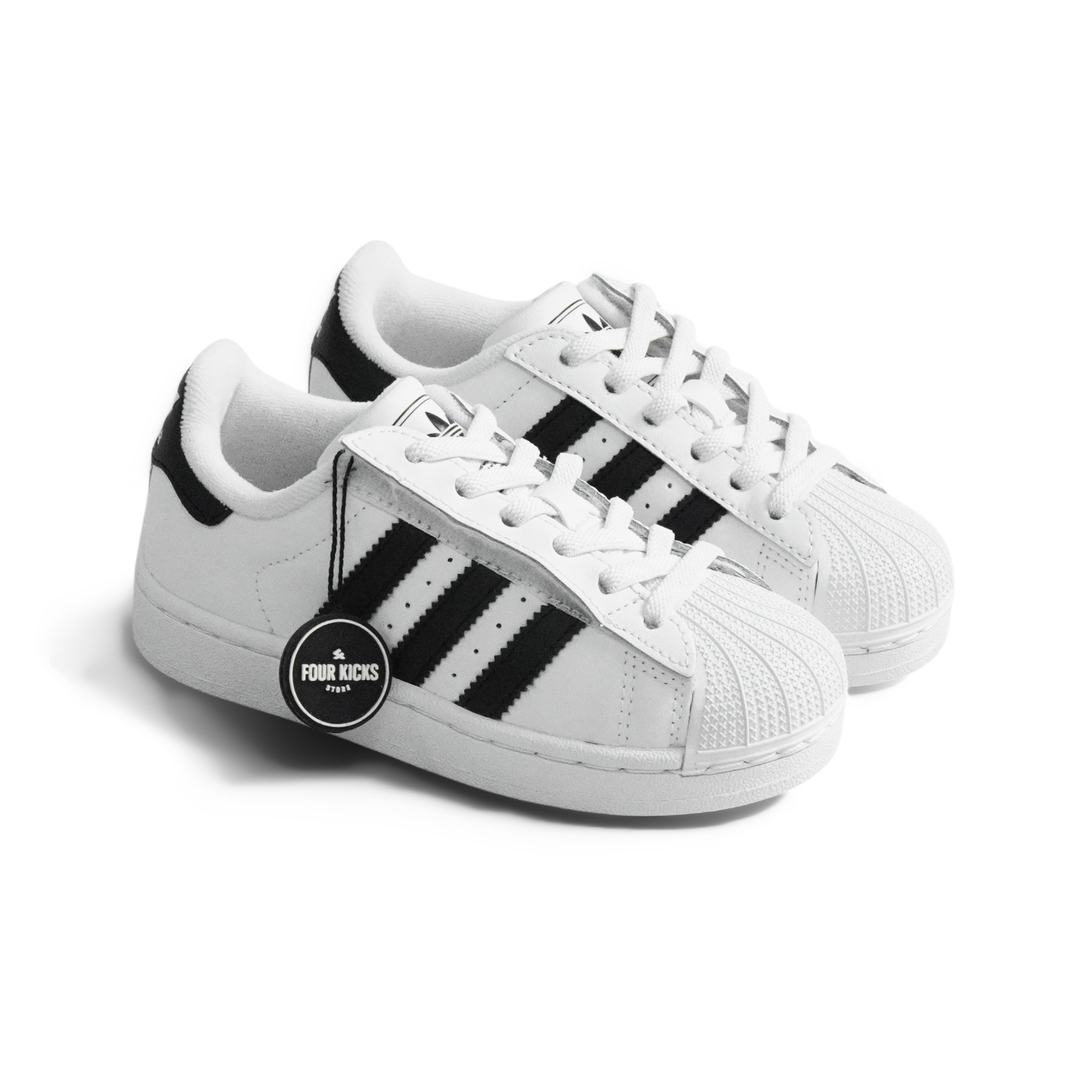 Adidas Lifestyle Shoes Superstar II CF EL White Black PS IH6400 (1) Adidas Superstar II CF EL White Black PS IH6400 - Gambar 1