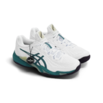 Asics Court FF 3 White Foggy Teal Mens 1041A370 107