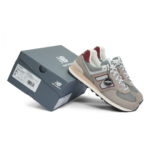 New Balance 574 Arid Stone Monarch Burgundy Unisex Adult U574SKB - Gambar 2