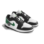 Nike Air Jordan 1 Low Black George Green Summit White Mens 553558 047
