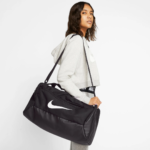 Nike Duffle Bag Training Small Brasilia Black White (41 L) BA5957 010 - Gambar 6