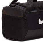 Nike Duffle Bag Training Small Brasilia Black White (41 L) BA5957 010 - Gambar 5