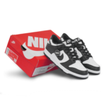 Nike Dunk Low White Black Panda GS IU7766 100 - Gambar 2