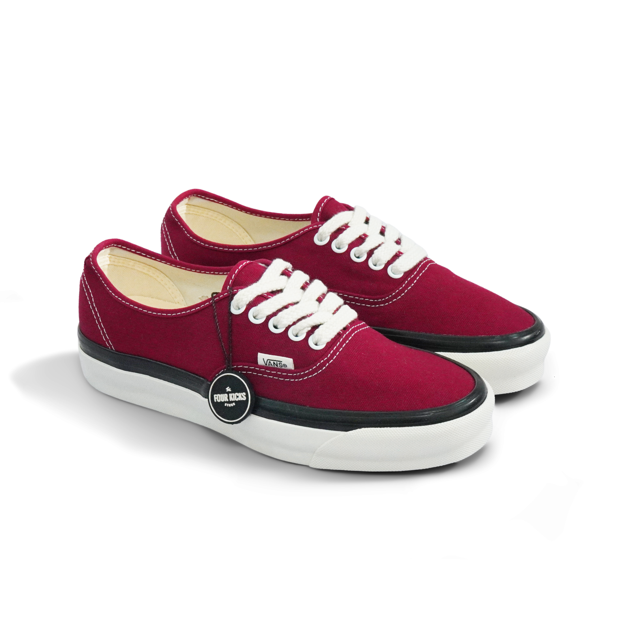 Vans Lifestyle Shoes Authentic Reissue 44 LX Deck Bordeaux Red Unisex VN000EFZBRD (1) Vans Authentic Reissue 44 LX Deck Bordeaux Red Unisex VN000EFZBRD - Gambar 1