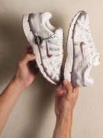 Nike P-6000 Phantom Metallic Silver Light Orewood Brown Tatto Unisex IV6035 030 - Gambar 3