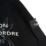 W Essentiels Sweater Oversize Colibri Knitted Noir Black - Gambar 3