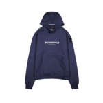 W Essentiels Hoodie Ecume Oversize Navy