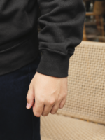 Stone Island Crewneck Sweatshirt With Logo Patch Black - Gambar 7