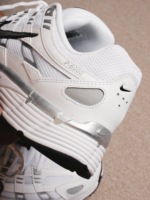Nike P-6000 White Black Metallic Silver Unisex IX6221 101 - Gambar 7