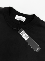 Stone Island Crewneck Sweatshirt With Logo Patch Black - Gambar 4