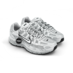 Nike P-6000 Wolf Grey Metallic Silver Off White Unisex BV1021 022
