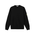 Stone Island Crewneck Sweatshirt With Logo Patch Black - Gambar 2